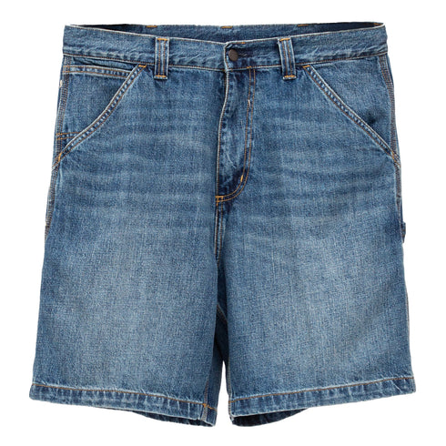 Carhartt Wip OG Single Knee Short Blue Dark Used Washed I034872 4068584153402 Front Degli Uberti